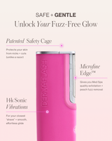 LUXE+ WITH MONTHLY REFILLS - Rose Gold | LUXE+ Sonic Dermaplaning