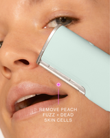 TOTAL DEVICE AND SKINCARE SET - Sea Foam | LUXE+ Sonic Dermaplaning device in Sea Foam