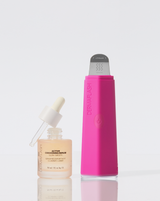 DERMAPORE+ AND SERUM SET - Pop Pink | Image of DERMAPORE+ in Pop Pink and Active Cocooning Serum