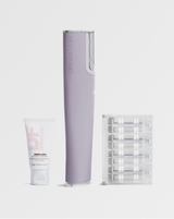 LUXE+ WITH MONTHLY REFILLS - LIMITED EDITION! Lilac | PREFLASH® Cleanser, LUXE+ device in Lilac and set of 4 Microfine Edges™ 