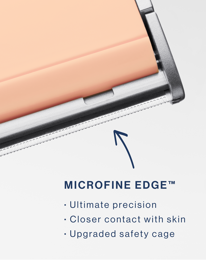 Peach Fuzz | Microfine Edge™ shown up close of the LUXE+ Peach Fuzz