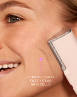 TOTAL DEVICE AND SKINCARE SET - Blush | LUXE+ Sonic Dermaplaning device in Blush 