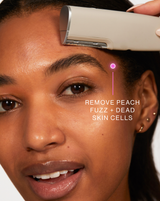 DERMAFLASH LUXE+ - Stone | LUXE+ Sonic Dermaplaning device in Stone