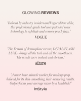 DERMAFLASH LUXE+ - Stone | LUXE+ Sonic Dermaplaning device in Stone