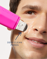 DERMAPORE+ - Pop Pink | Model using DERMAPORE+ in Pop Pink on his cheek 