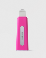 DERMAPORE+ - Pop Pink | DERMPORE+ device in Pop Pink with silver “hold here” strip 